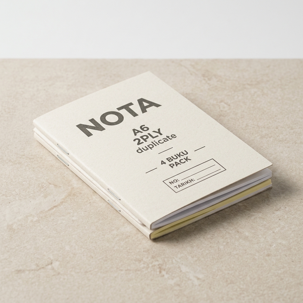 Nota A6 2PLY Moq 4 Buku