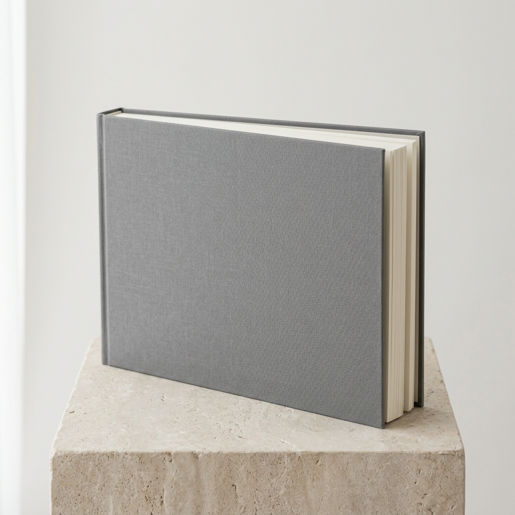 Jilid Hardcover Landscape A4 Sedang