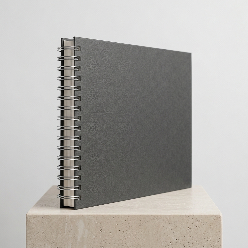 Jilid Spiral Hardcover Landscape A4 3/16