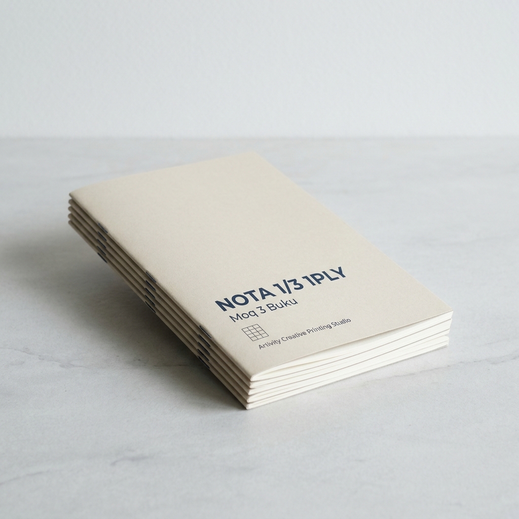 Nota 1/3 1PLY Moq 3 Buku