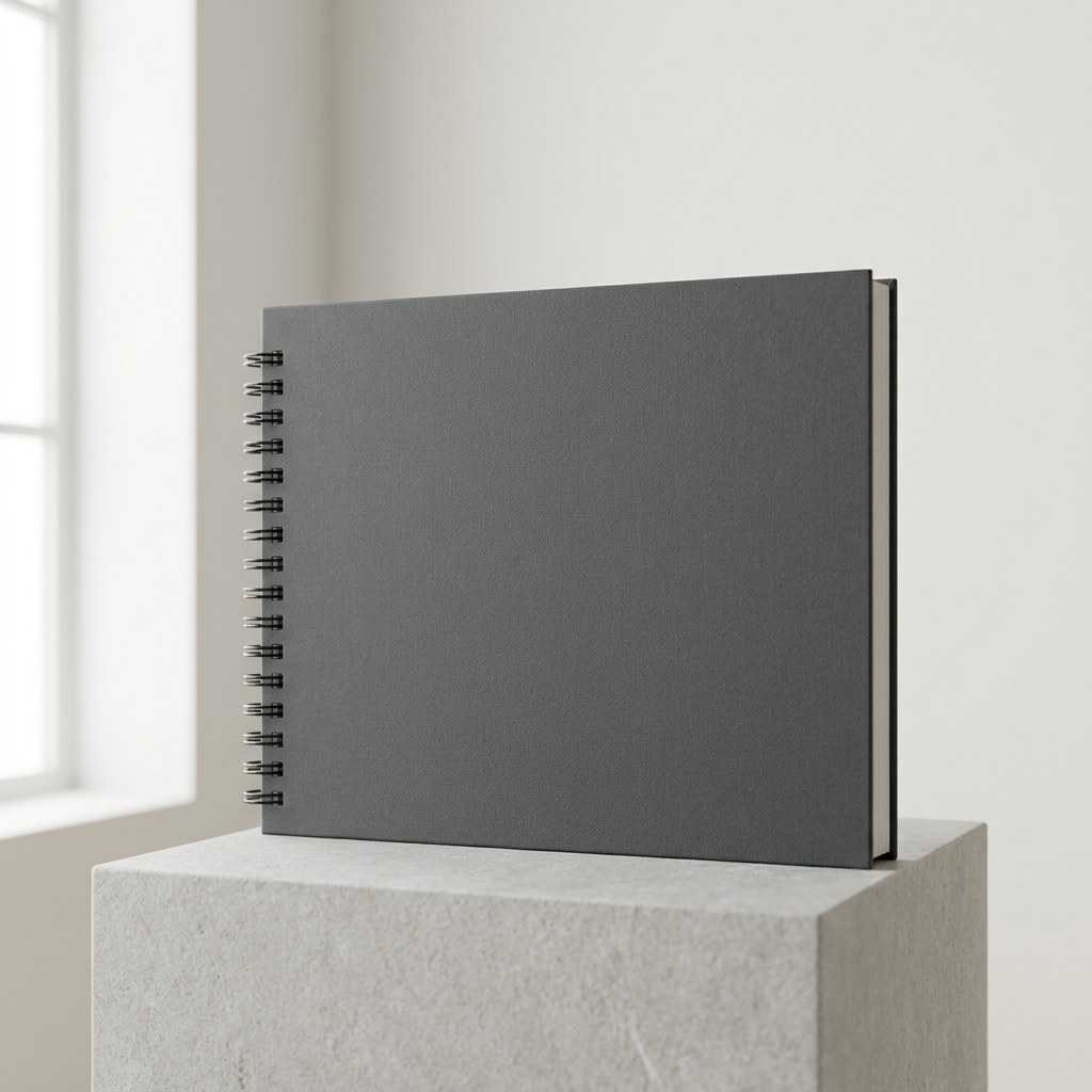 Jilid Spiral Hardcover Landscape A5 3/16