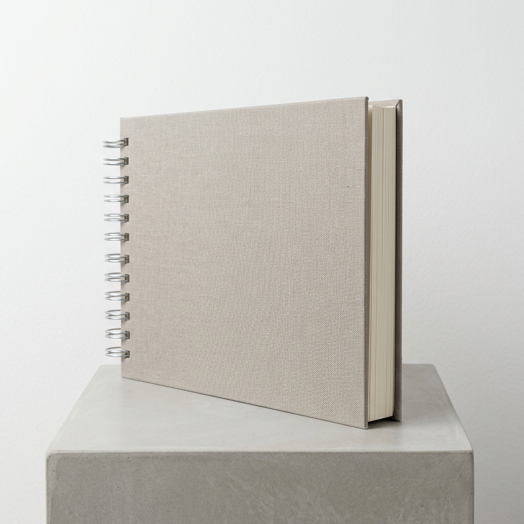 Jilid Spiral Hardcover Landscape A5 1/2