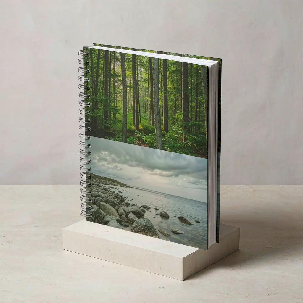 Jilid Hard Cover Spiral Landscape A5 5/16