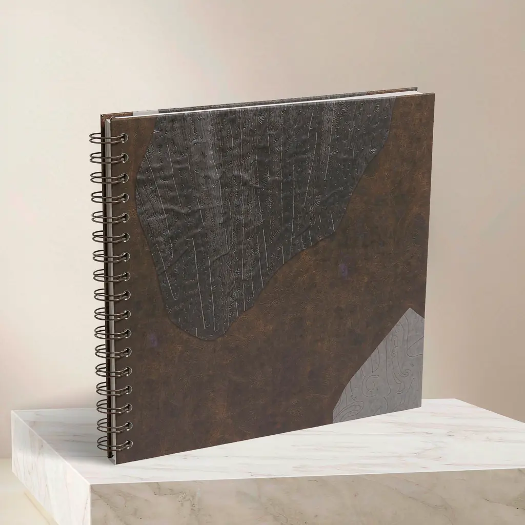 Jilid Hard Cover Spiral Landscape A5 3/8